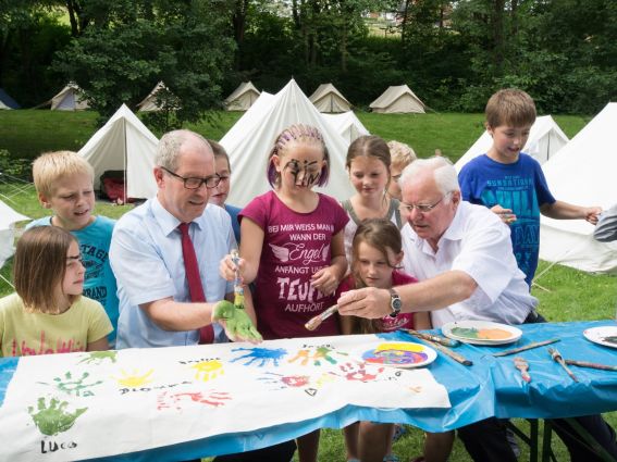 Kinderzeltlager des Kreisjugendamtes Siddinghausen